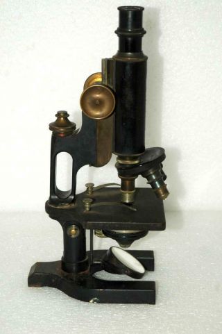 Vintage Antique Spencer Lens Co Buffalo Brass & Cast Iron Laboratory Microscope