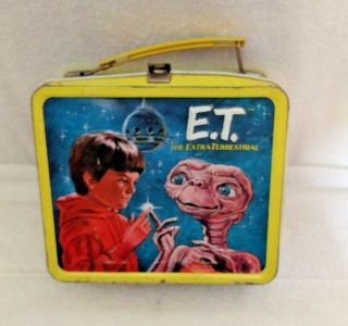 Metal Lunch Box 1982 Et The Extra Terrestrial With Thermos