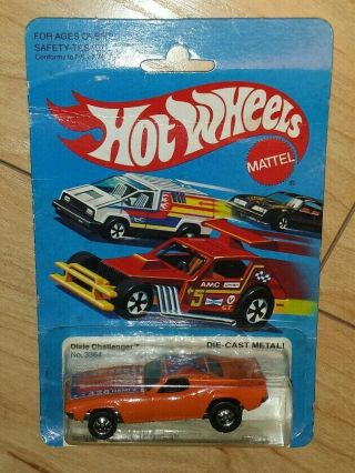 Hot Wheels - Dixie Challenger W/ Flag - Blackwall 1981 - No.  3364 426 Hemi