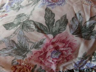 Vintage Lady Pepperell Full Flat,  Fitted Bed Sheet Floral Shabby Chic Cottage