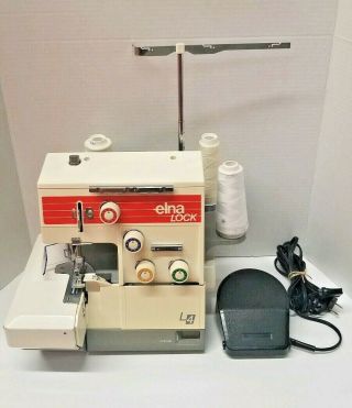 Vintage Elna Lock Model L4 Serger Sewing Machine