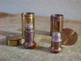 2 X Vintage Ross London Microscope Lenses