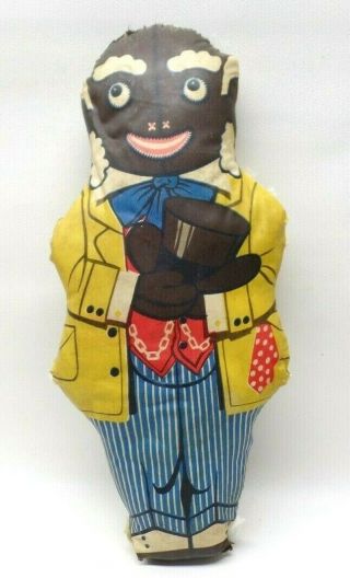 Vtg Uncle Mose Oil Cloth Stuffed Doll.  Aunt Jemima Mail Premium.  1940’s - 50’s