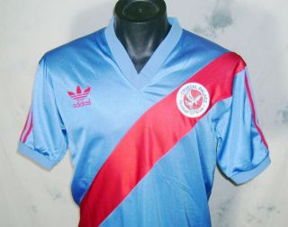 Vtg MADE IN ENGLAND Adidas Trefoil CRYSTAL PALACE Football Club Soccer Jersey 2