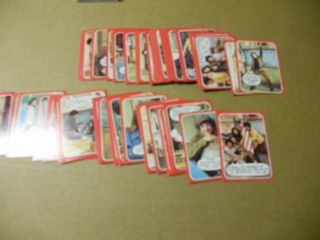 1976 Topps Welcome Back Kotter Trading Card Set (53) Nm/mt Travolta