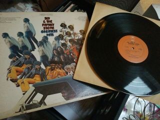 Vinyl Record Album Lp: Sly And The Family Stone Greatest Hits Epic Pe 30325 Vg