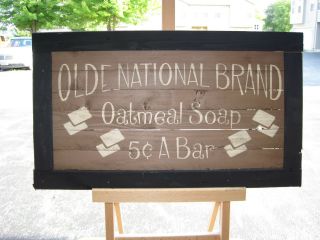 Rustic Wood Country Sign - Oatmeal Soap