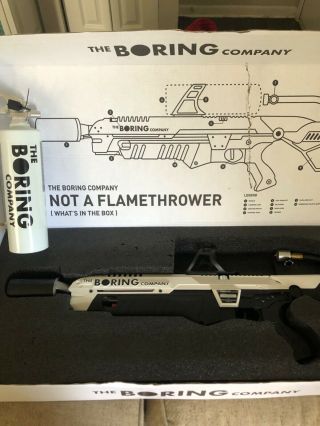 The Boring Company Not - A - Flamethrower - W/ Boring Company Fire Extinguisher