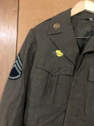 Vintage WW2 US Army Uniform 79th Infantry Division Ike Jacket ETO 1944 Decorated 3