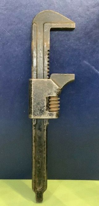 Rare Antique Vintage Adjustable Monkey Wrench See Pictures