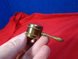 Antique Brass Field Magnifying Glass Microscope.  Bx - A