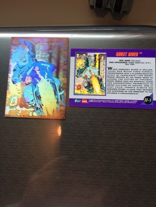 5 - Marvel Universe 3,  1992 Impel Hologram Cards. 3