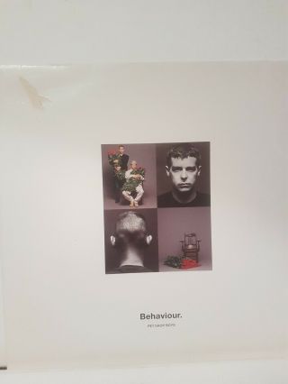 Pet Shop Boys ‎behaviour Vinyl Lp 1990 Parlophone ‎– Pcsd 113 Vgc Uk Post