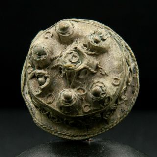 Kyra - Ancient Moorish Nickel/iron Talisman - 24.  5 Mm Dia - 1800s/1900s