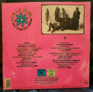 1989 De La Soul 3 Feet High And Rising OG pressing Vinyl VG/VG,  (TB 1019) 2