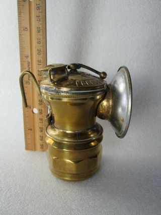 Antique 1920’s Auto - Lite Carbide Miner’s Mining Brass Lamp