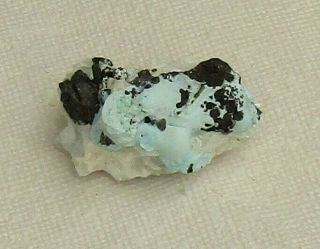 SMALL MINERAL SPECIMEN OF ALLOPHANE,  KELLY,  MEXICO 2