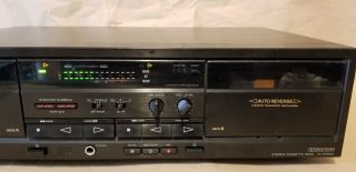 Vintage Sony TC - WR520 Dual Stereo Cassette Deck Tape Player - BELTS,  FUSES 3