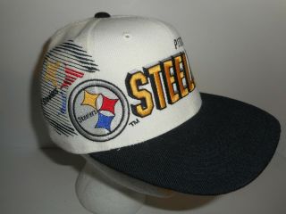 Vintage 90s Sport Specialties Shadow Pittsburgh Steelers Snapback Cap Hat