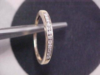Estate.  36ctw Natural Diamond Wedding Band - Ring 14k Yellow Gold Sz8.  5 Nr