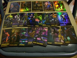 Marvel Contest Of Champions Cards Beast Punisher Hela,  21 More Dave & Busters