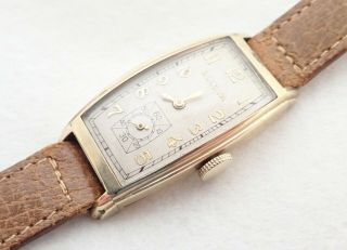 Vintage Mens Art Deco Bulova 17 Jewel Wristwatch Watch