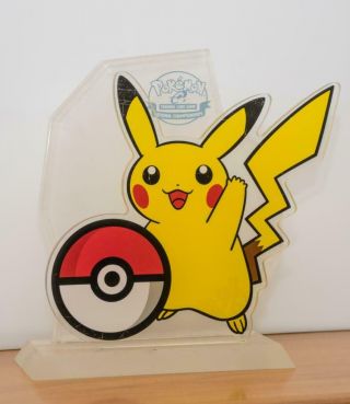 Pikachu Statue Pokemon National Championship Medal Award 1st Winner Trading Game