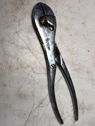 Vintage Proto Tool No 234 Slip Joint Multi Adjustable Compound Action Pliers Usa