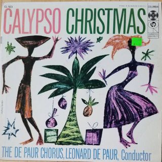 Calypso Christmas By The De Paur Chrous.  Vinyl Lp