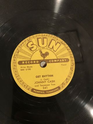 JOHNNY CASH 78 rpm 