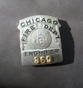 Obsolete Chicago Fire Department Fire Engineer 