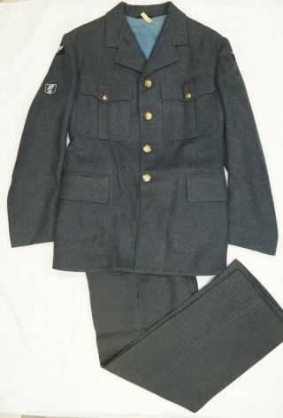 Ww2 Canadian Rcaf Service Dress Jacket And Trousers Named 19331 Jm Elliott