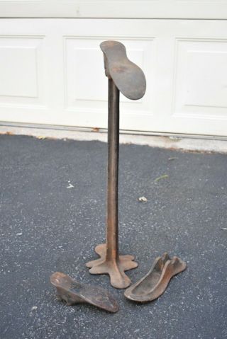 Antique Iron Enterprise Mfg.  Co.  Shoe Cobbler Anvil Stand Philadephia Pa Usa