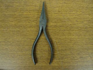 Klein No 311 - 5 1/2 Duck Bill Flat Nose Pliers Pliers 5 1/2 " Inch Made In 1960