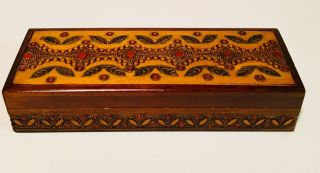 Wooden Trinket Box Made In Poland
