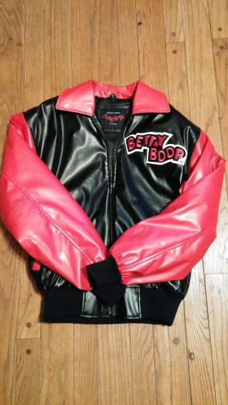 Authentic Betty Boop Collectible Leather Jacket Size Small
