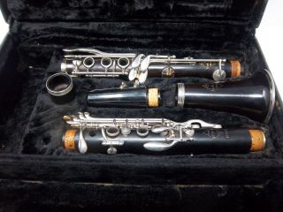 Vintage Noblet Artist Model Wood Clarinet