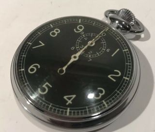 1944 Wwii Air Force Navy Waltham Stopwatch Type A - 8 Serial Af - 44 - 19695