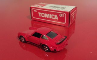 Vintage Tomica Tomy Porsche 930 Turbo 81 Japan MIB 1979 3