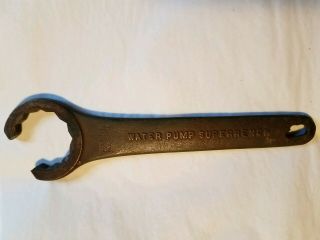 Vintage Williams 1 - 1/8 " Water Pump Superrench Alloy 12 Pt Wrench No 8936