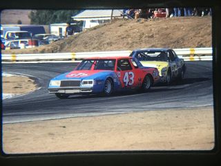 Vintage 35mm Racing Slides 1981 Riverside 500 Petty & Dale Earnhardt