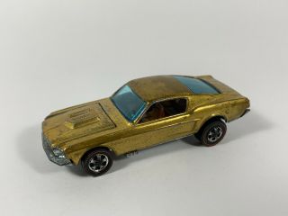 Hot Wheels Hk Redline Custom Mustang - Gold/brown Interior