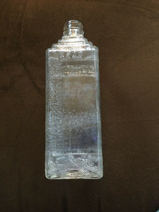 Vintage Antique Embalming Fluid Bottle Esco Distictive Mortuary
