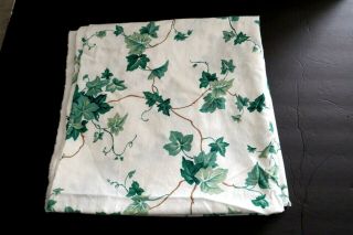 Vtg Waverly English Ivy Home Decor Fabric 1.  5 Yd X 54 "