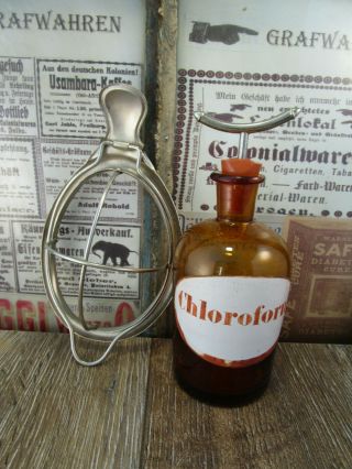 , Antique,  Anaesthesia / Ether / Chloroform Narcotic Mask,  Rare,