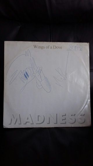 Rare And Collectable Madness Vinyl - Wings Of A Dove - Signed