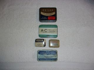 Vintage Or Antique Medical Tins