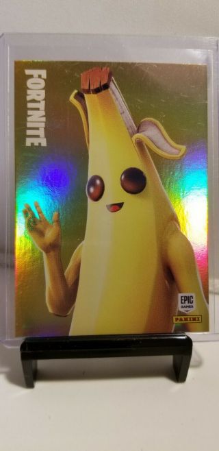 2019 Panini Fortnite Series 1 Peely Banana Epic Holo Foil Card 233