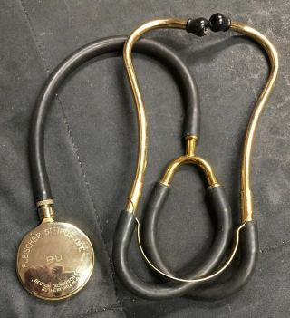 Antique Fleischer Stethoscope B - D Becton Dickinson Rutherford Nj