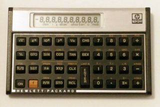 Vintage Hp - 10c Scientific Calculator - Passed Self Test & Keyboard Test